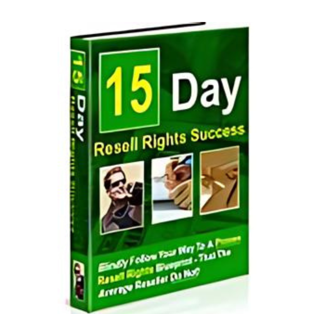 15 Days Resell Rights Success