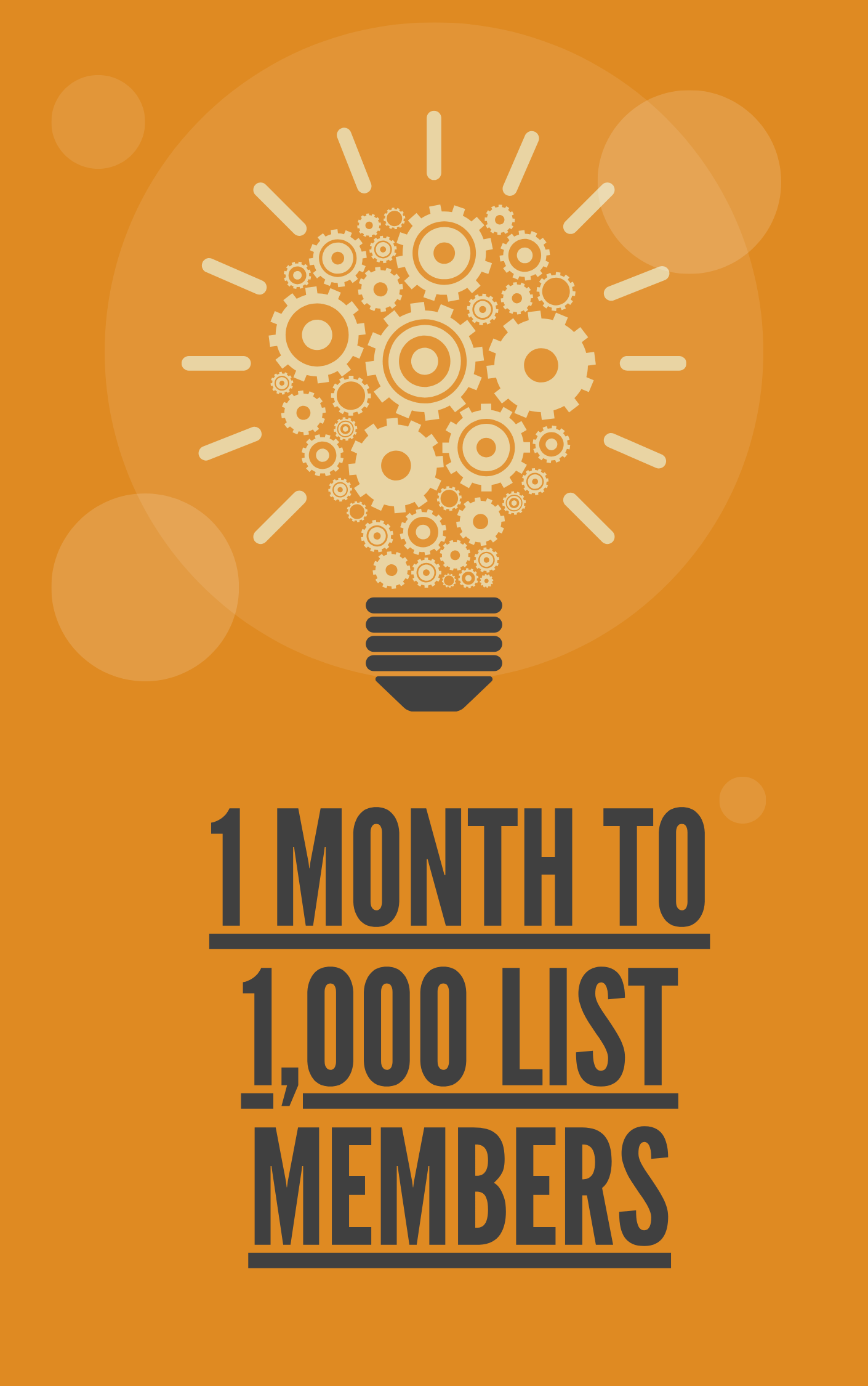 1 Month To 1,000 List Members